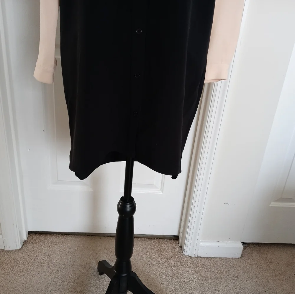 Jenni Kayne Button Up Color Block Shirt Dress - Picture 6 of 11